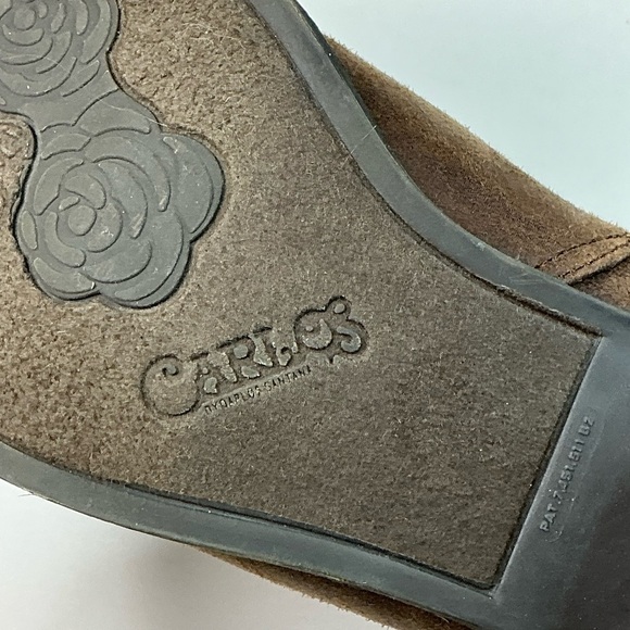 Carlos by Carlos Santana BERT Rustic Brown Ankle Booties Boots Size 7.5M - Picture 14 of 15